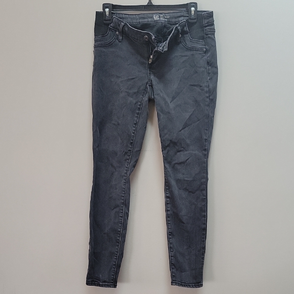 GAP Women's Washed Black Skinny Jeans